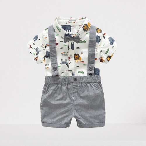Baby Jumper and Polo Casual Set